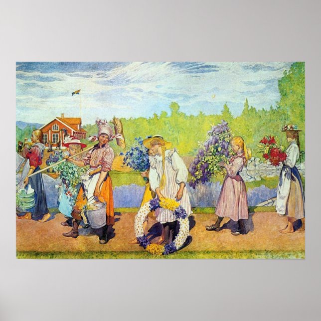 Im Freien weht der Sommer. Poster (Vorne)