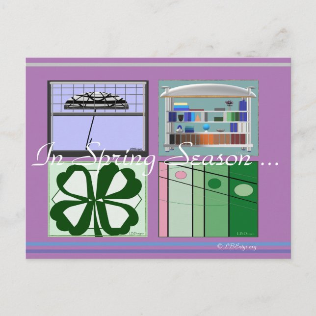 Im Frühjahr 2021 Postkarte (Vorderseite)