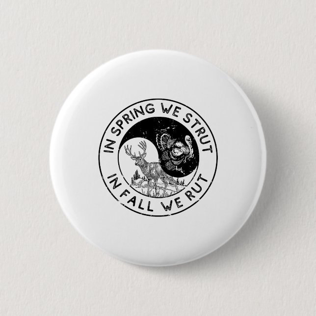 Im Frühling haben wir im Herbst angefangen, saison Button (Vorderseite)