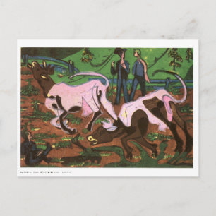 Im Frühling von Ernst Ludwig Kirchner Postkarte