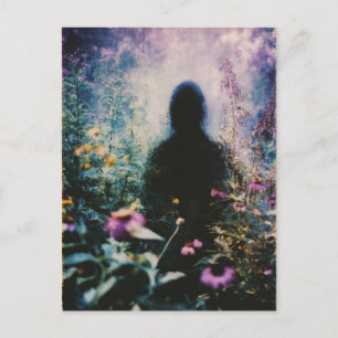 Im Garten Abstrakt Postkarte