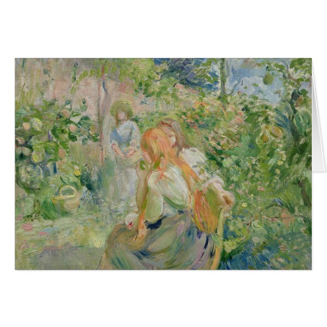 Im Garten an der Roche-Platte, 1894 (Vorderseite (Horizontal))