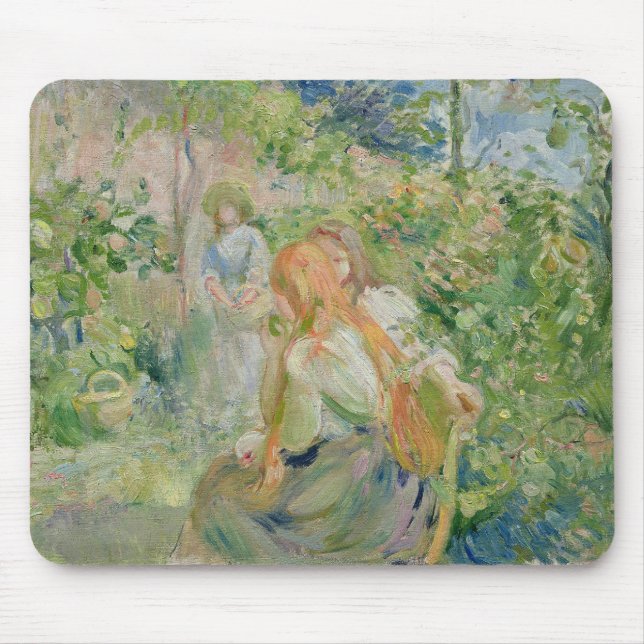 Im Garten an der Roche-Platte, 1894 Mousepad (Vorne)