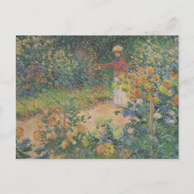 Im Garten - Claude Monet - c1895 Postkarte (Vorderseite)