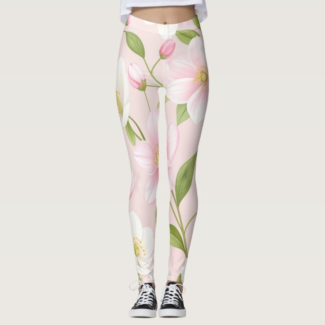 Im Garten der Morgendämmerung Leggings (Vorderseite)