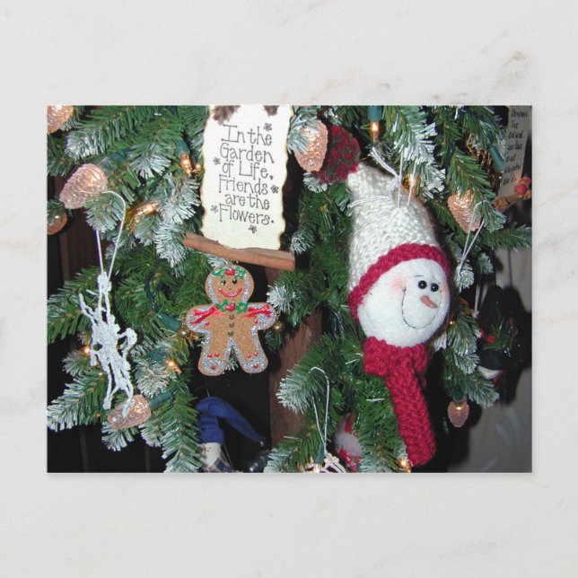 Im Garten des Lebens sind die Blume Card Postkarte (Vorderseite)