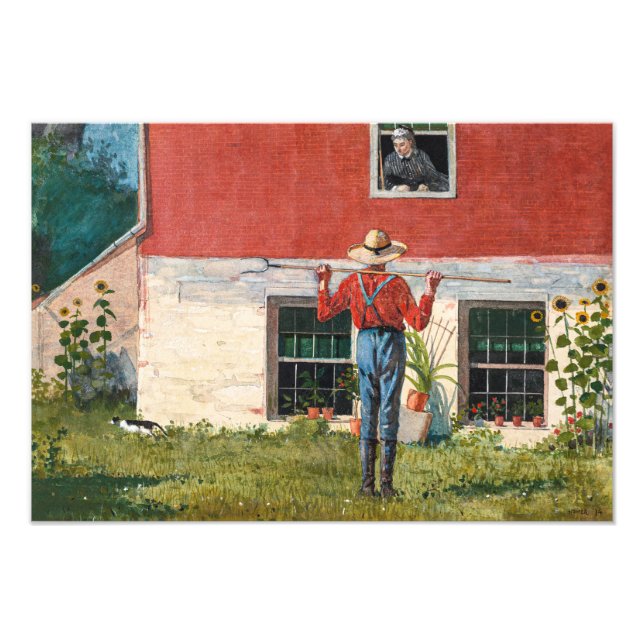 Im Garten Fotodruck (Vorne)