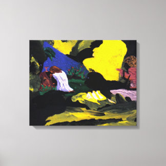 Im Garten Gebete Jesus Canvas Print Leinwanddruck