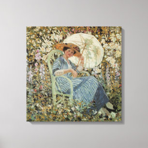 Im Garten Giverny durch Frederick Frieseke Leinwanddruck