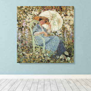 Im Garten Giverny durch Frederick Frieseke Leinwanddruck