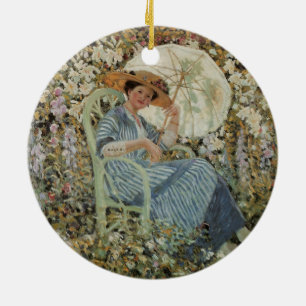 Im Garten, Giverny von Frederick Frieseke Keramik Ornament