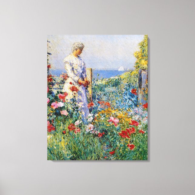 Im Garten Leinwanddruck (Vorderseite)