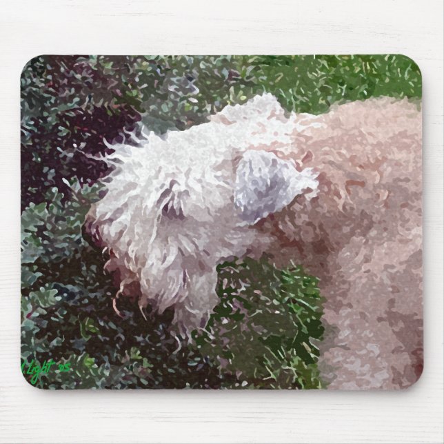 "Im Garten" Mousepad (Vorne)