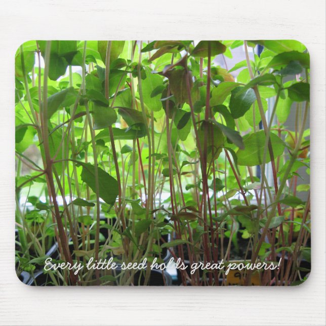 Im Garten Mousepad (Vorne)