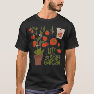 IM GARTEN Niedliches Lässiges Relaxen T-Shirt