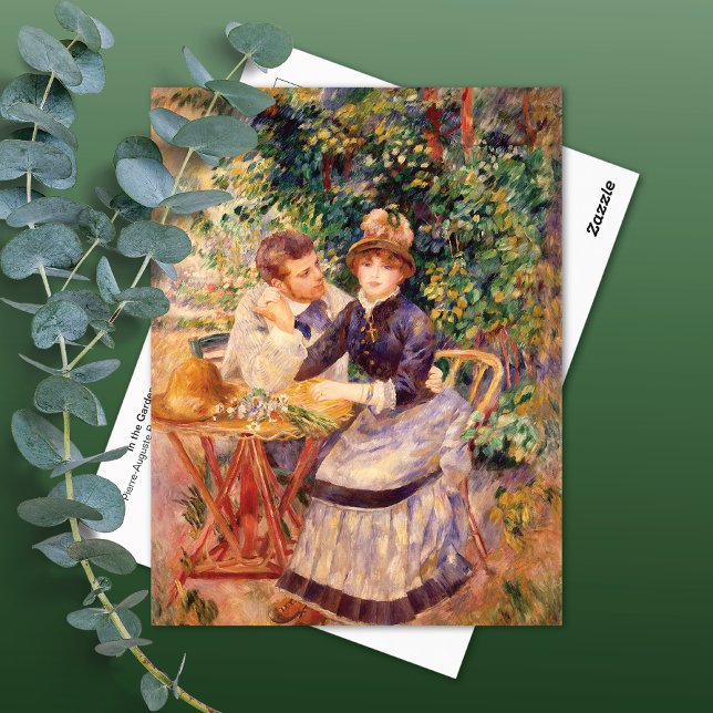 Im Garten Pierre-Auguste Renoir Postkarte (Von Creator hochgeladen)
