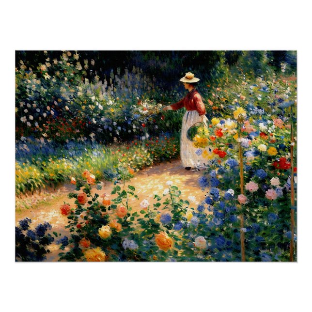 Im Garten Poster (Vorderseite)