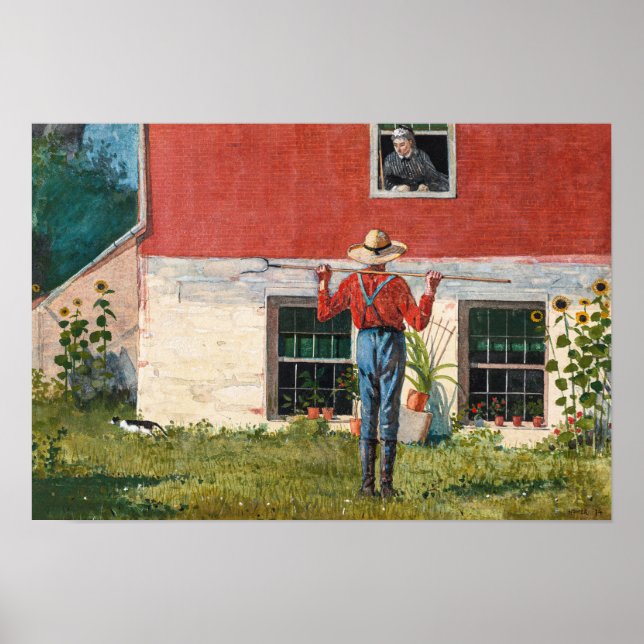 Im Garten Poster (Vorne)