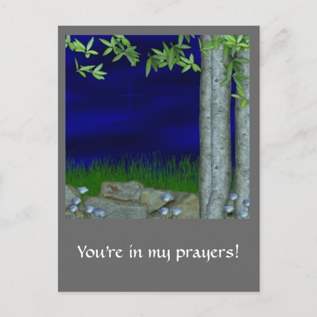 IM GARTEN POSTKARTE (Vorderseite)