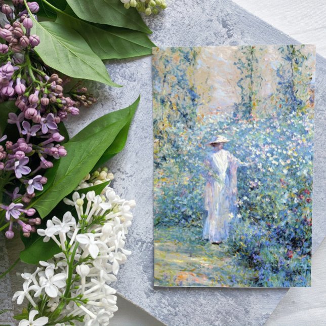 Im Garten Postkarte (Von Creator hochgeladen)