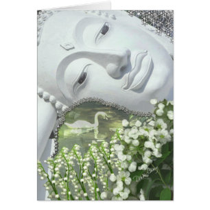Im Garten - Quan Yin u. Blumen