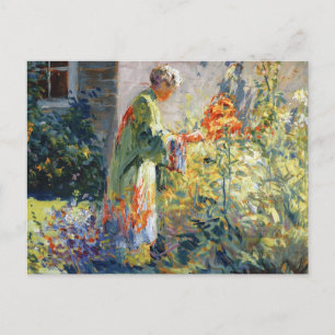 Im Garten von Matilda Browne Postkarte