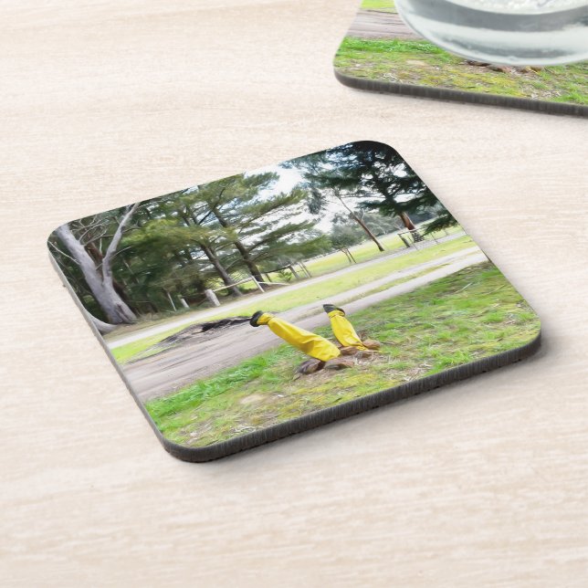 Im Garten wieder verloren Getränkeuntersetzer (Linke Seite)