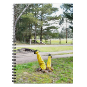 Im Garten wieder verloren Notizblock