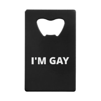 I'm Gay Geldbeutel Flaschenöffner
