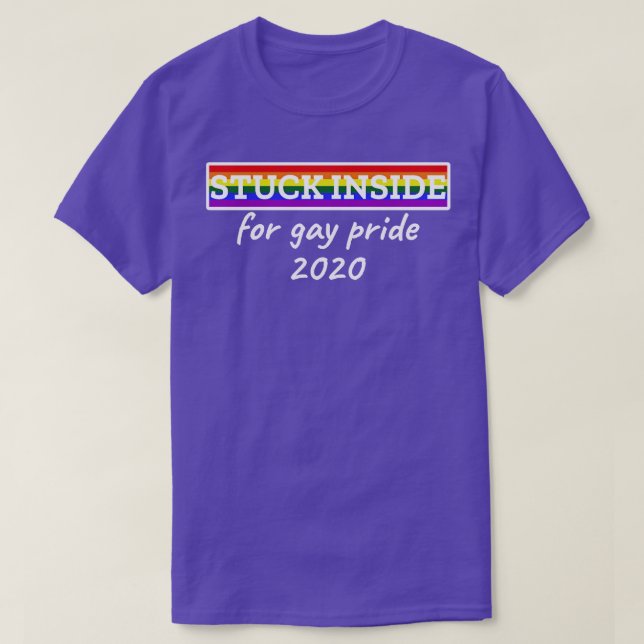 Im Gay Pride 2020 stecken T-Shirt (Design vorne)