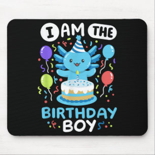 Im Geburtstagskind Kinder Axolotl Bday Niedliche F Mousepad