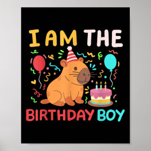 Im Geburtstagskind Niedlich Capybara Kids Bday Fam Poster