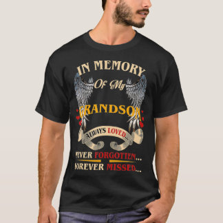 Im Gedächtnis meines Enkelsohn liebte nie vergesse T-Shirt