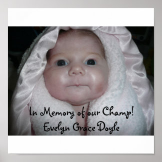 Im Gedächtnis unseres Champ! Evelyn Grace D.. Poster