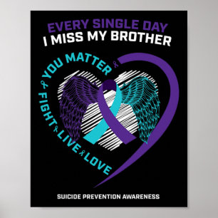 Im Gedächtnis verzeihe ich meinem Bruder die Suizi Poster