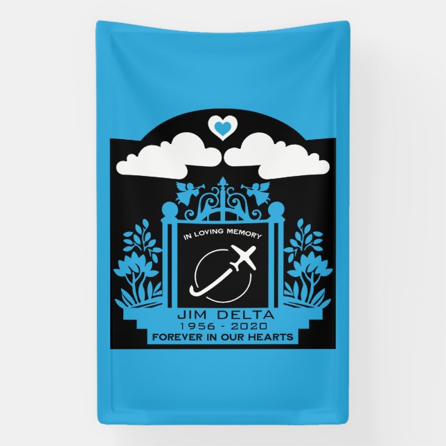 Im Gedächtnispilotengeschenk Banner (Vertikal)