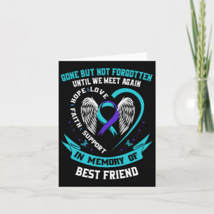 Im Gedenken an die Liebe der besten Freunde Selbst Karte