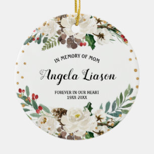 Im Gedenken an die Mama Weihnachtsschmuck