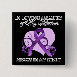 Im Gedenken an meine Mutter - Bauchspeicheldrüsenk Button