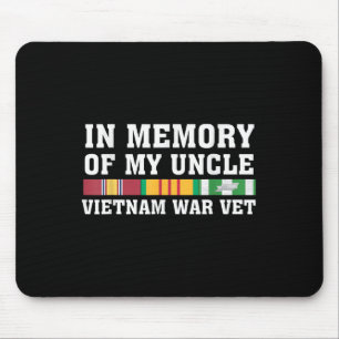 Im Gedenken an meine Onkel Vietnam Veteran Familie Mousepad