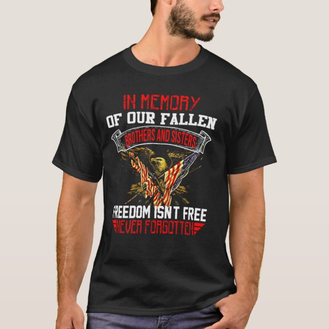 Im Gedenken an unsere gefallenen Brüder Schwestern T-Shirt (Vorderseite)