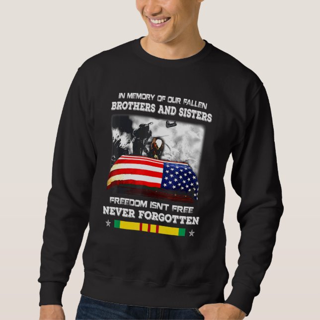 Im Gedenken an unsere gefallenen Brüder und Schwes Sweatshirt (Vorderseite)