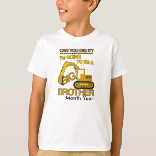 Im gehend, ein Bruder-Bau mit Datum zu sein T-Shirt