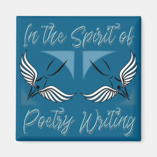 Im Geist der Poesie schreiben Magnet