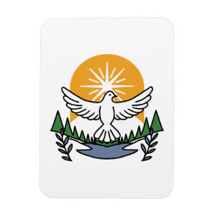 Im Geist Gottes erwachen wir - Glaube und Freiheit Magnet