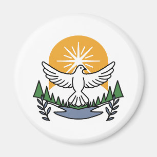 Im Geist Gottes erwachen wir - Glaube und Freiheit Magnet