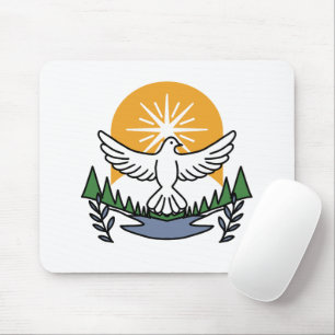 Im Geist Gottes erwachen wir - Glaube und Freiheit Mousepad