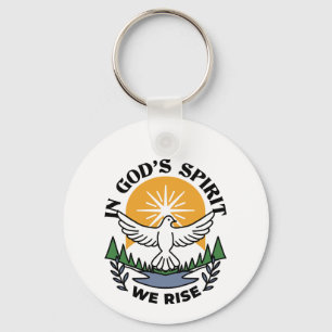 Im Geist Gottes erwachen wir - Glaube und Freiheit Schlüsselanhänger