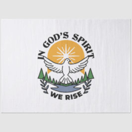 Im Geist Gottes erwachen wir - Glaube und Freiheit Seidenpapier