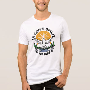 Im Geist Gottes erwachen wir - Glaube und Freiheit Tri-Blend Shirt